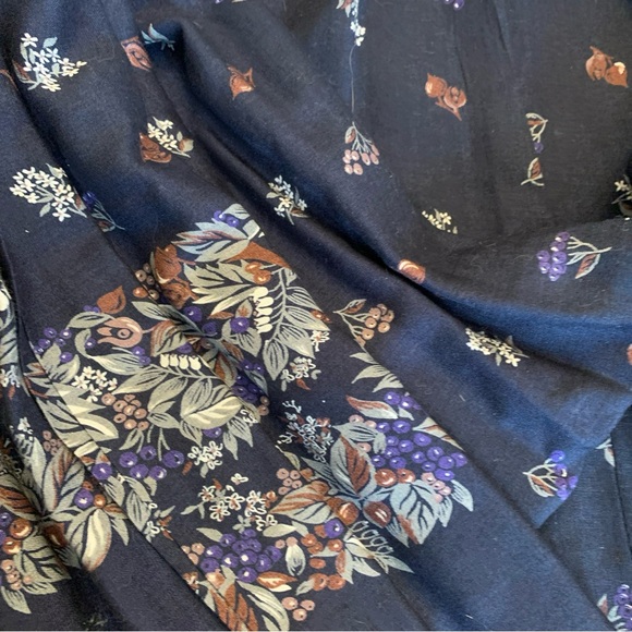 Vtg Forecaster of Boston Double Breasted Navy Wool Coat W12 Lined Matching Scarf - Picture 12 of 12